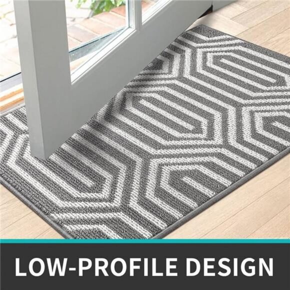 Durable Front Door Mats for Entryway, 20"X32" Grey - Picture 6 of 6